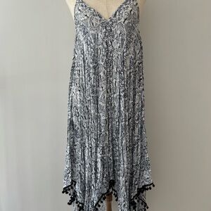 Black and White Snake Print Dress